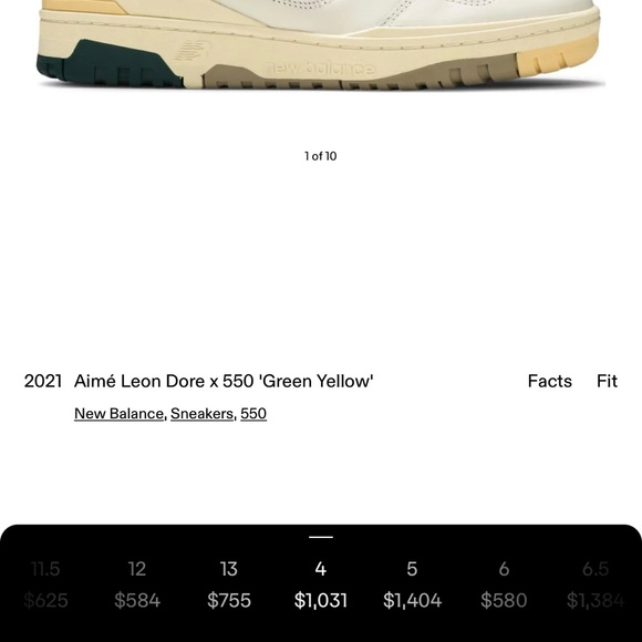 Aimé Leon Dore x 550 'Green Yellow' - Picture 6 of 6